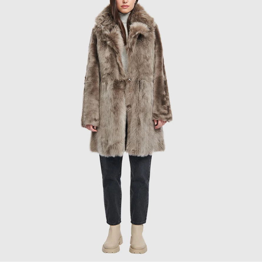 HISO Gipsi Reversible Shearling Jacket