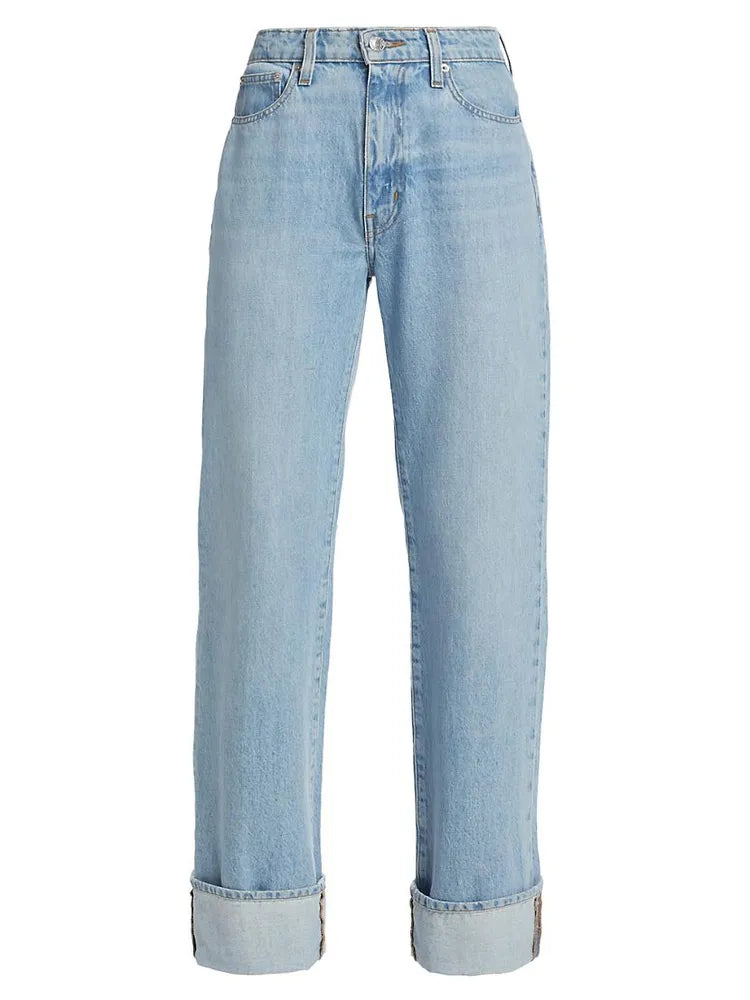 Derek Lam Farrah High Rise Cuffed Jean