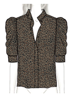 Frame The Leopard Gillian Top