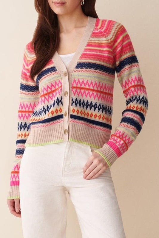 &Isla Leah Fairisle Cardigan