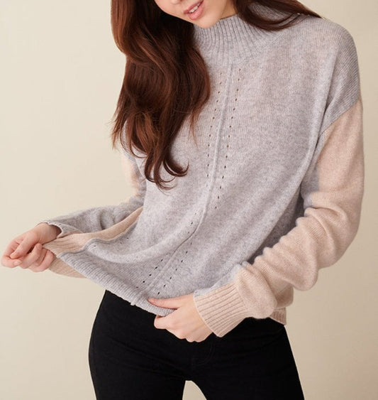 &Isla Ruby ColorBlock Sweater