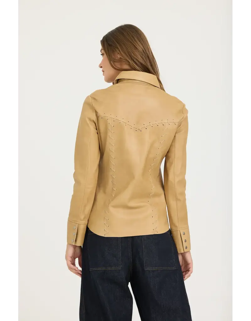 Jakett Elsa Patina Leather Shirt