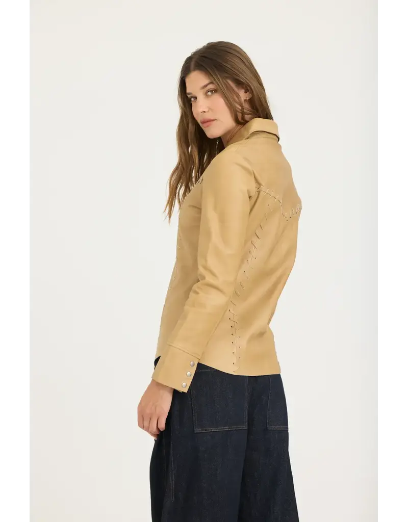 Jakett Elsa Patina Leather Shirt