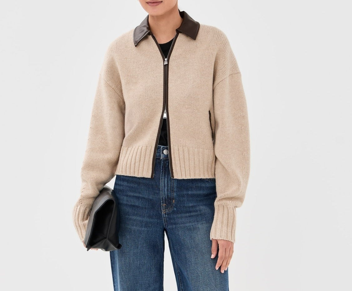 SimkhaiZofia Zipper Cardigan