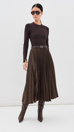Simkhai Trista L\S Midi Dress