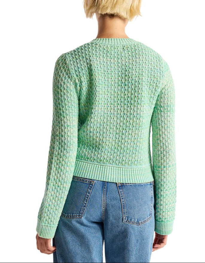 Wispr By Brodie Pointelle Twist Yarn Cardi