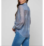L'agence Jayleen Button-down Blouse