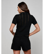 L'agence Ninette S/S Pointelle Short Cardigan