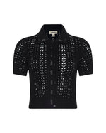 L'agence Ninette S/S Pointelle Short Cardigan