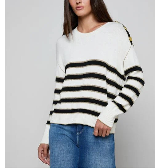 L'agence TS Bishop Striped Sweater