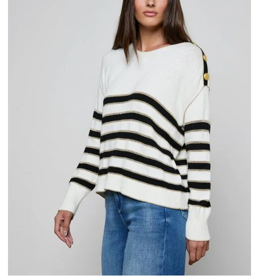 L'agence TS Bishop Striped Sweater