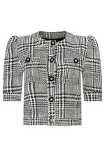 Lagence Allegra Short Sleeve Cropped Jacket