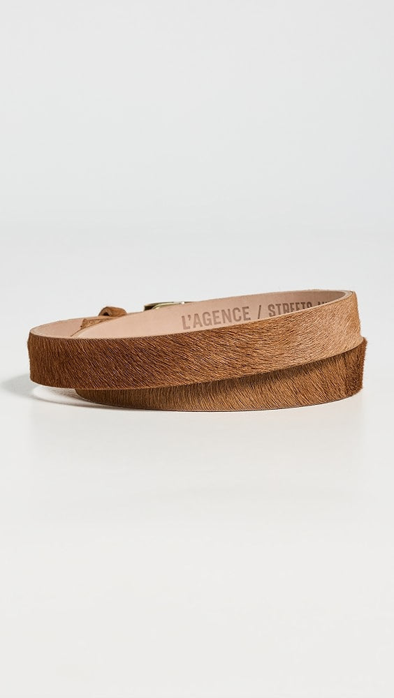 L'agence TS Marlowe Leather Belt