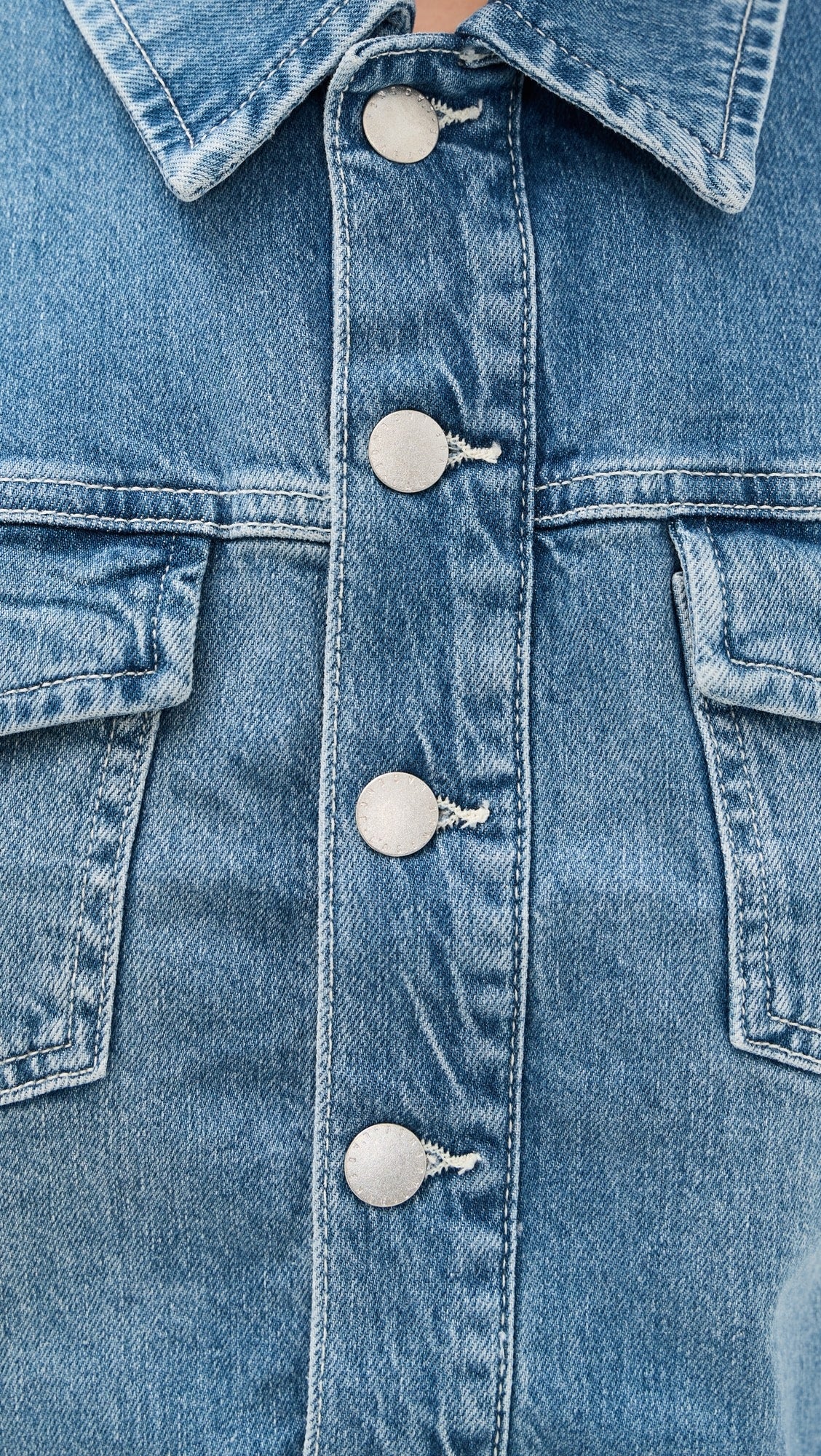 L'agence Kirstie S/S Crop Denim Jacket