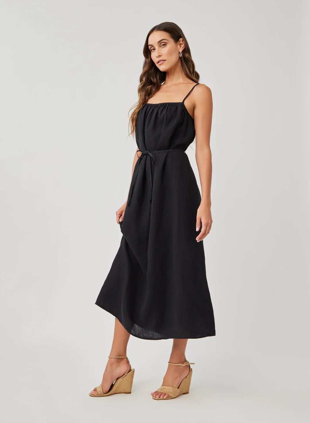 Bella Dahl Shirred Cami Maxi Dress