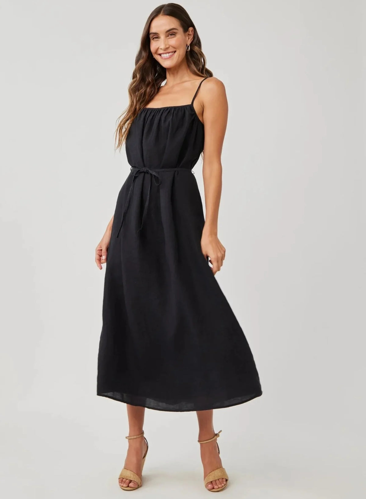 Bella Dahl Shirred Cami Maxi Dress
