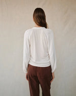 Bella Dahl L/S Raglan Mixed Shirt