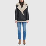 Hiso TS Martina Shearling Moto Jacket
