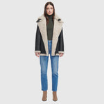 Hiso TS Martina Shearling Moto Jacket