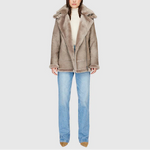 Hiso TS Martina Shearling Moto Jacket