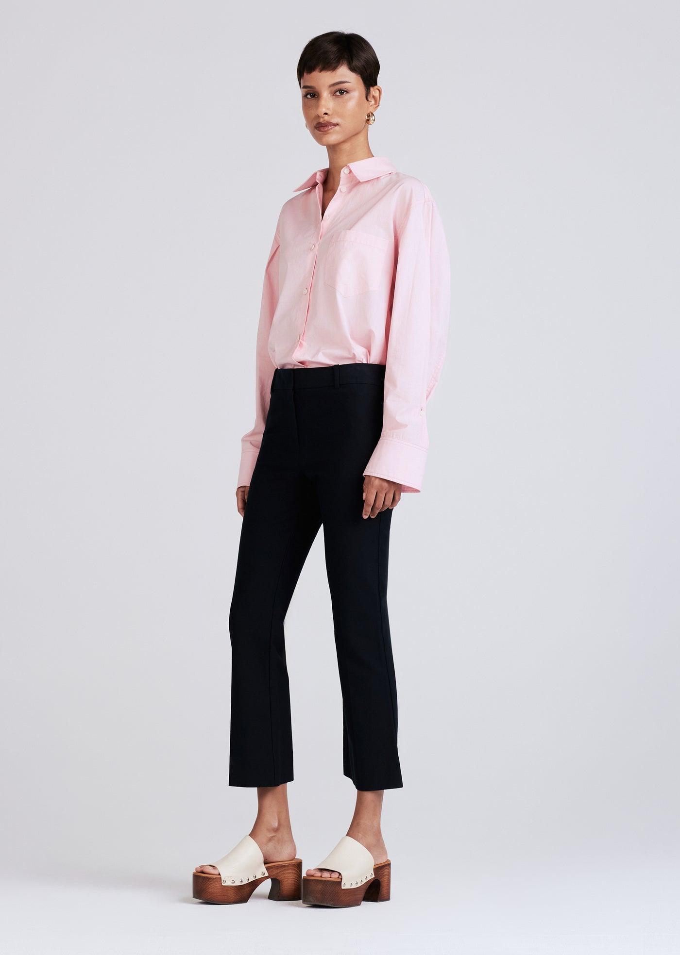 Derek Lam Crosby Cropped Flare Trouser