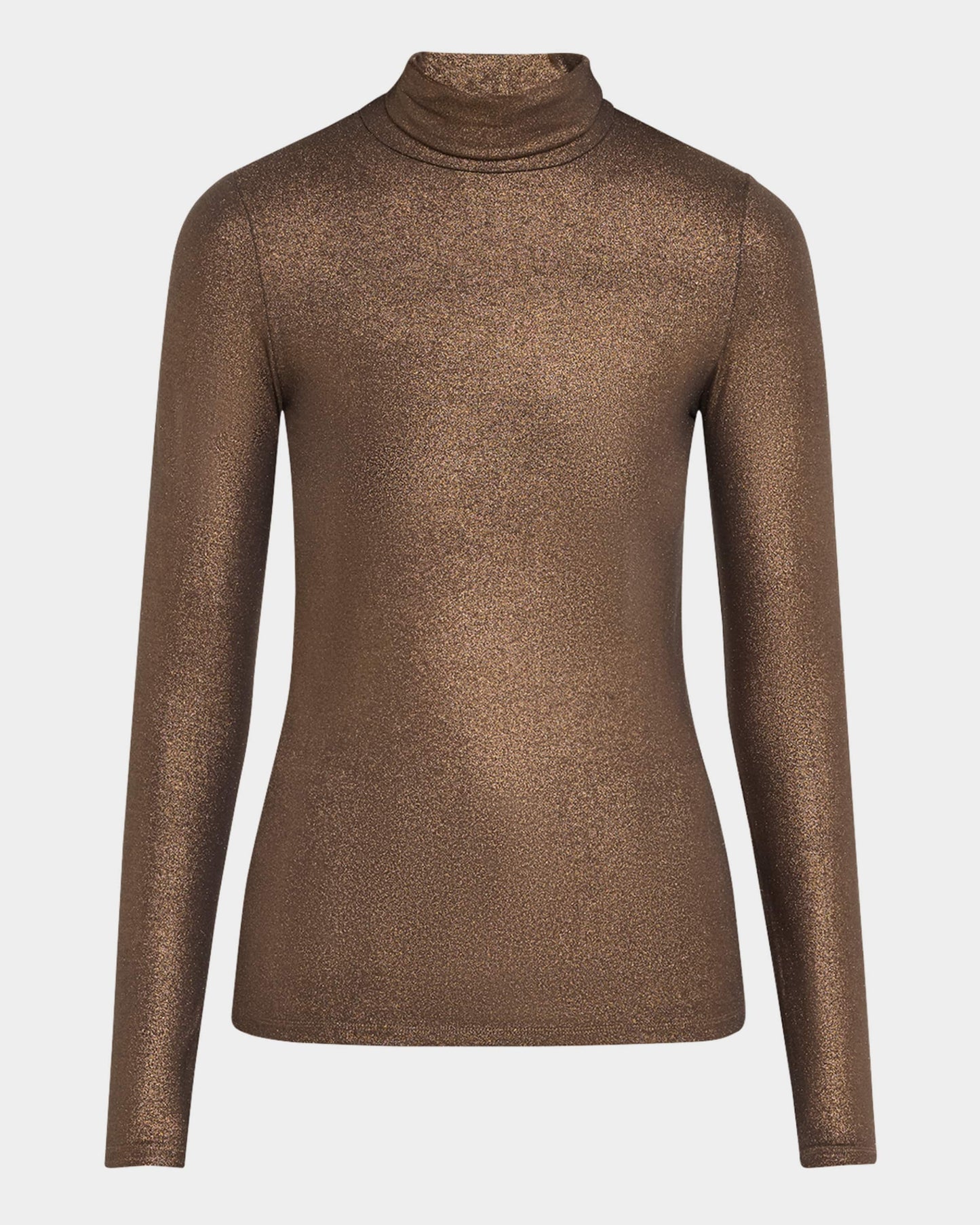 Majestic Filatures Soft Touch Metallic L/S Turtleneck Sweater