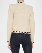 L'agence Astor Contrast Trim Cardi