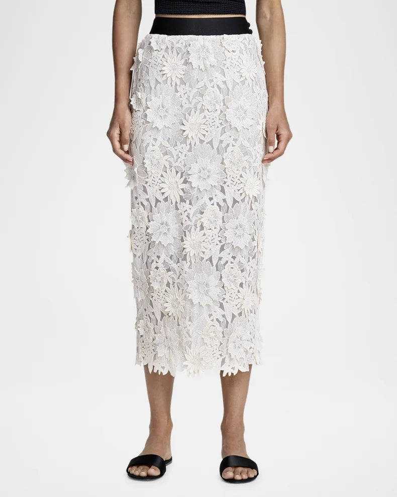 Smythe Applique Pencil Skirt