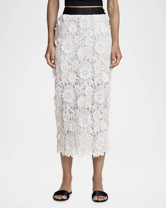 Smythe Applique Pencil Skirt