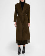 SimkhaiCarrie Fringe Robe Coat