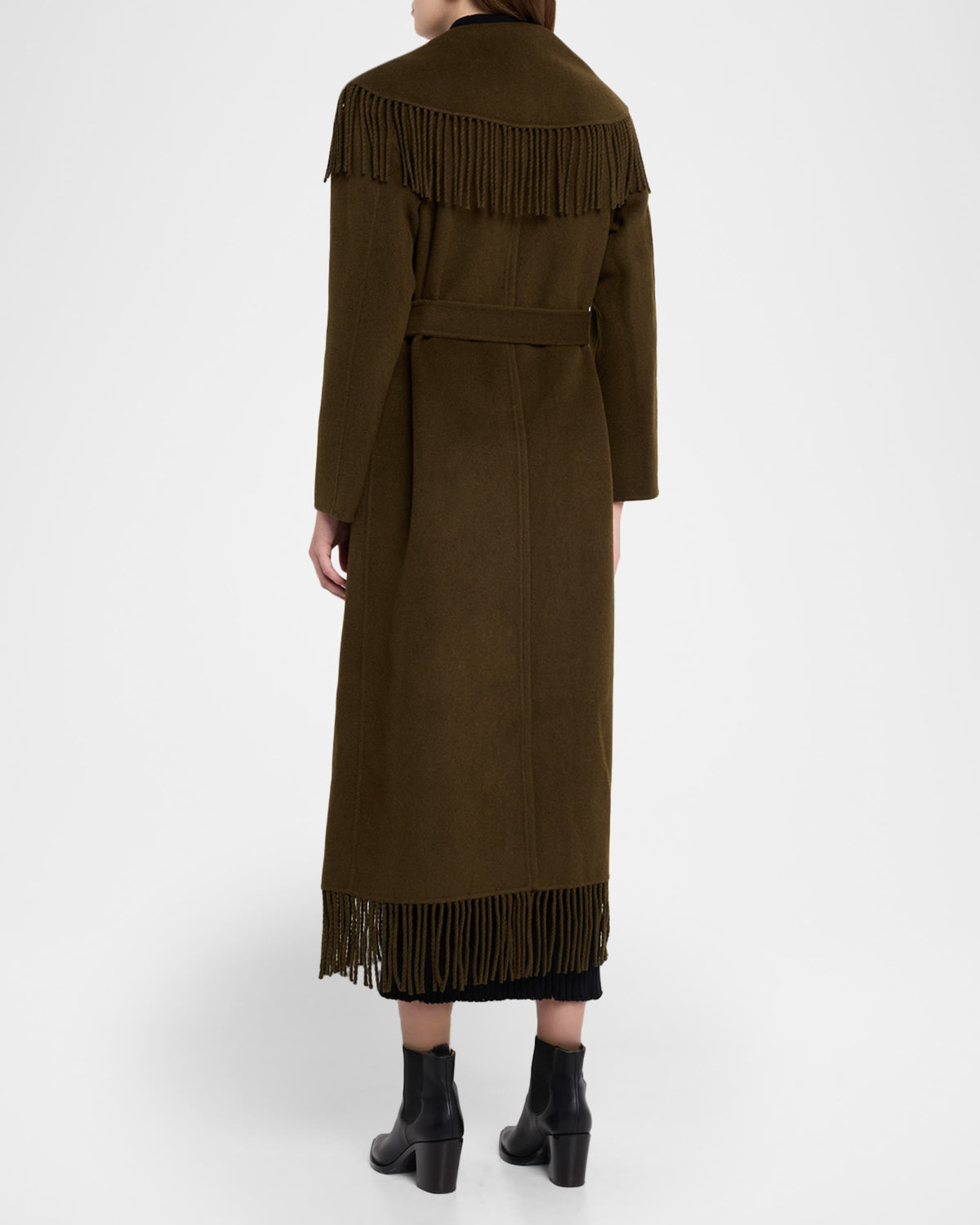SimkhaiCarrie Fringe Robe Coat