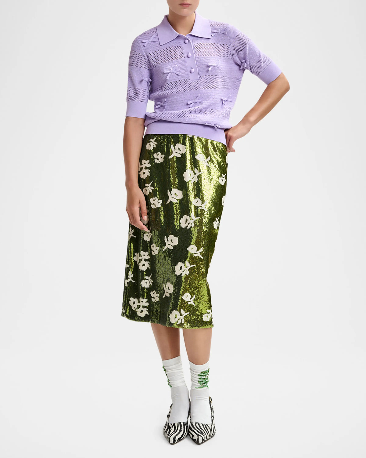 Essentiel Jorinda Sequin Skirt