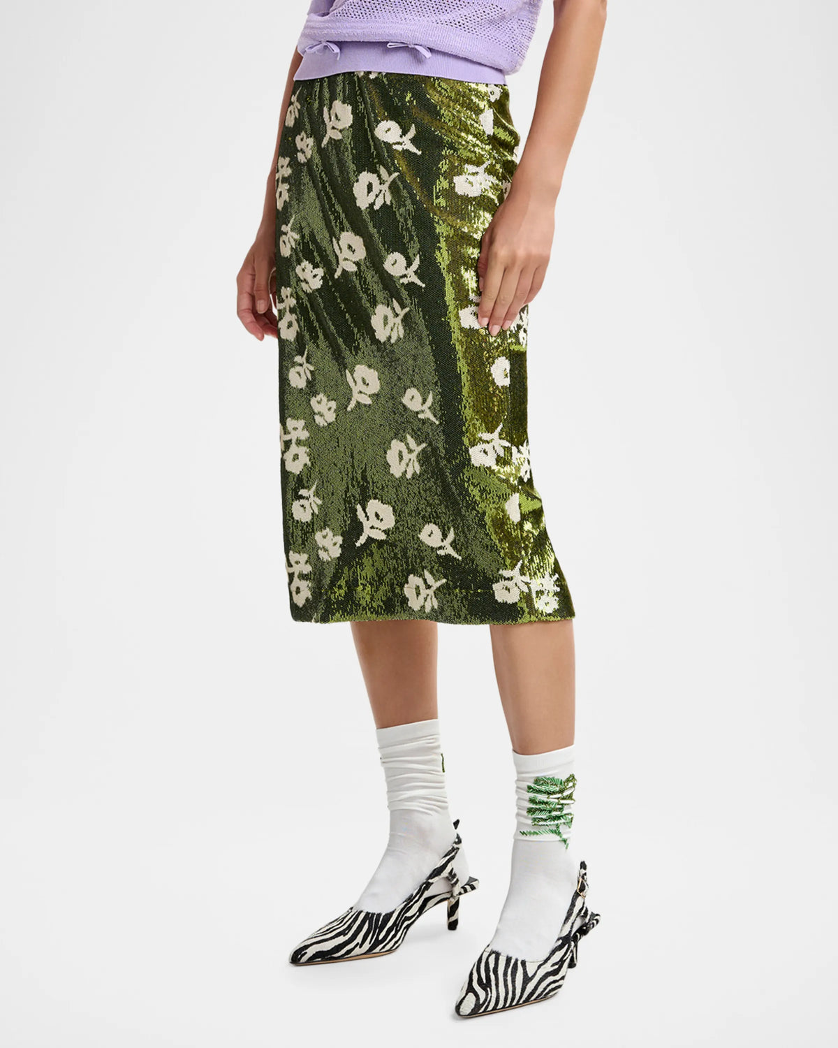 Essentiel Jorinda Sequin Skirt