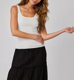 Bella Dahl Open Knit Tank