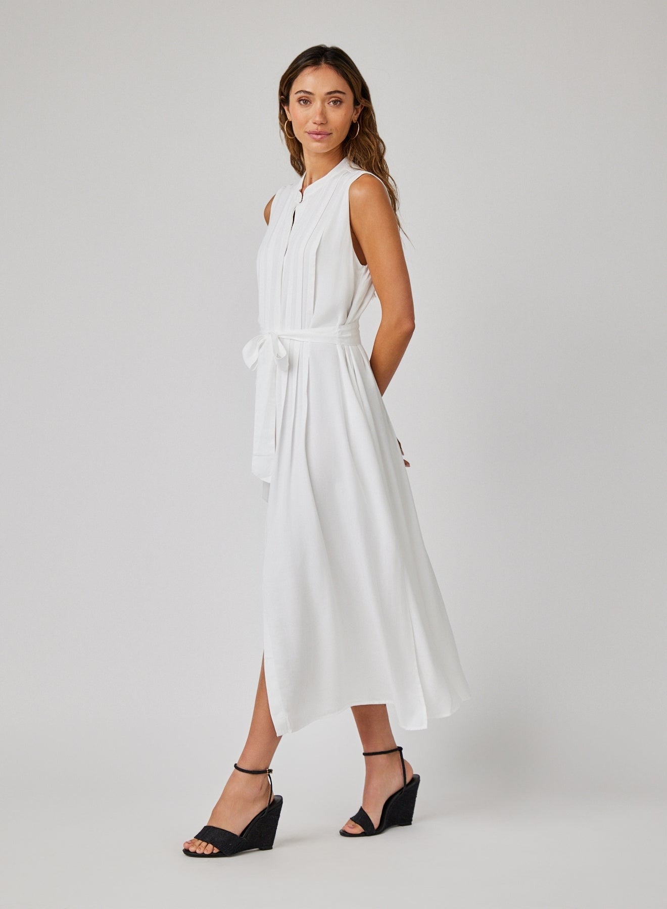 Bella Dahl Pintuck Maxi Dress