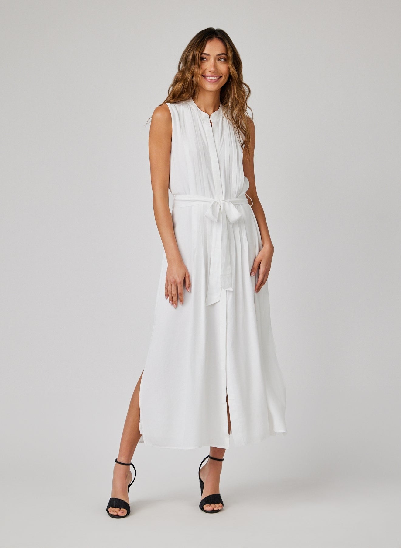 Bella Dahl Pintuck Maxi Dress