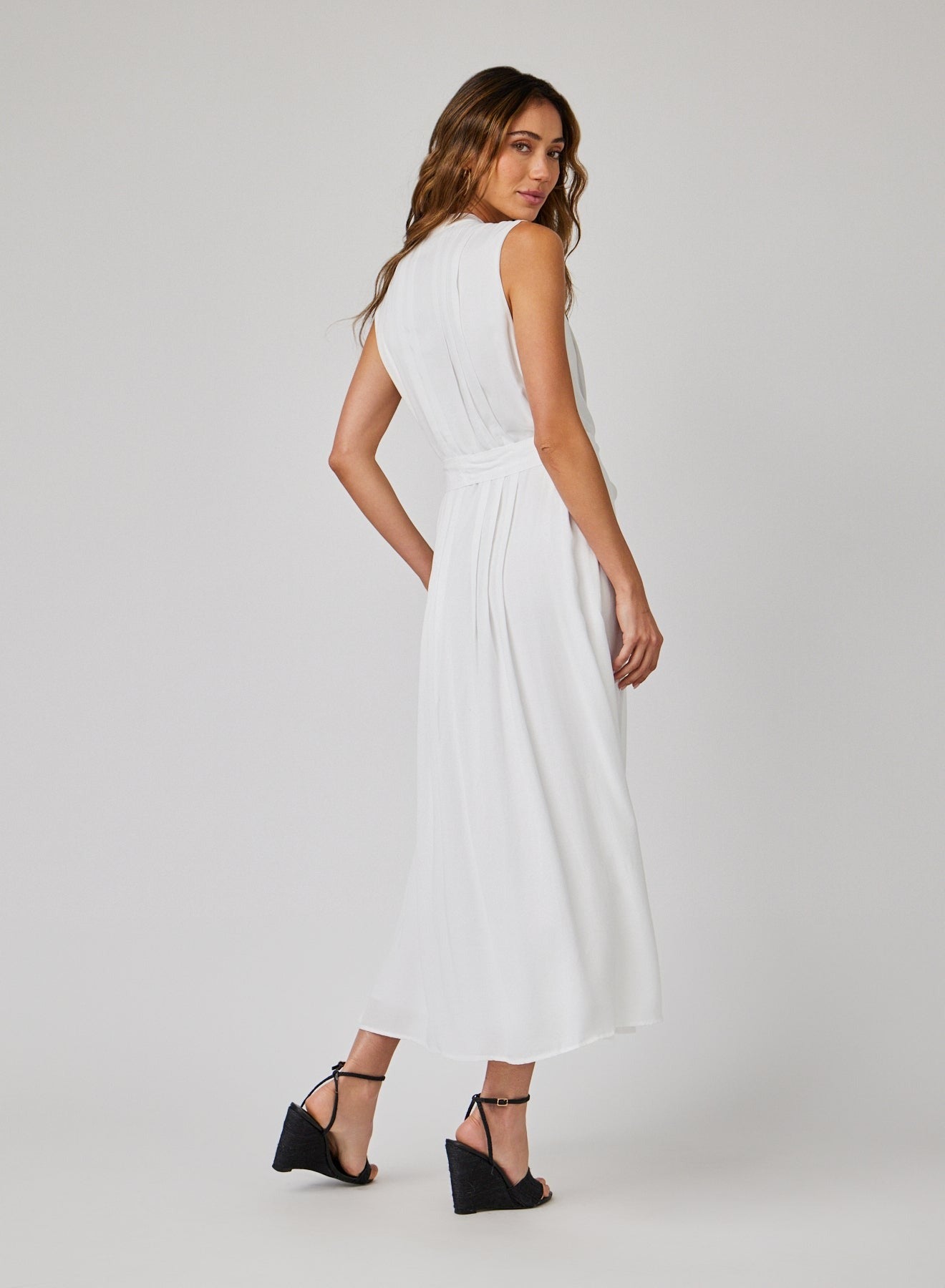 Bella Dahl Pintuck Maxi Dress