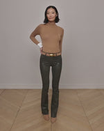 L'agence TS Ruth High Rise Straight Raw Hem Jeans