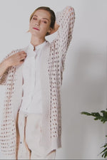 Purotatto Open Stitch Cardigan