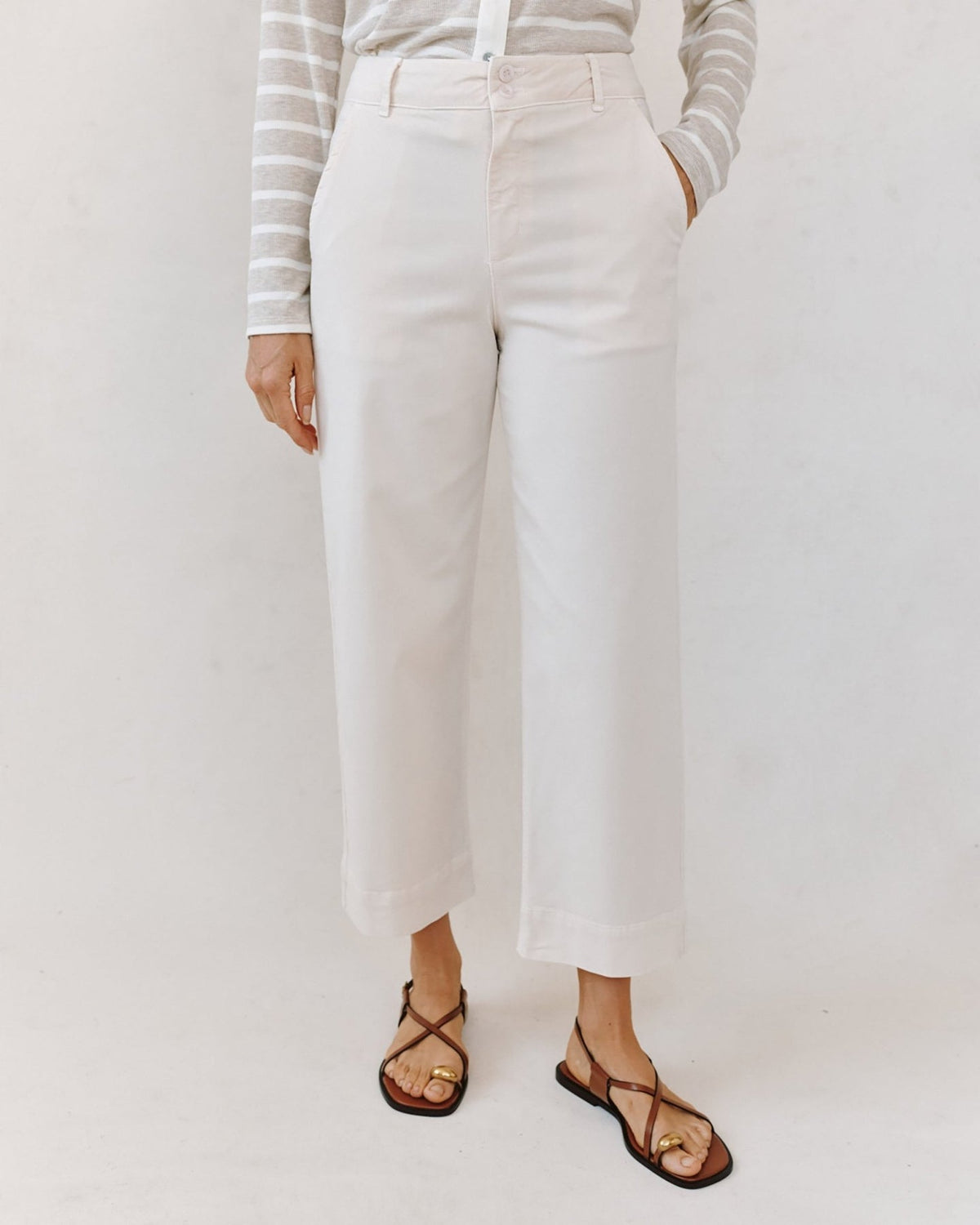 Bella Dahl Saige Crop Wide Leg pant