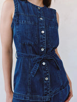 Bella Dahl Seamed Belted Vest