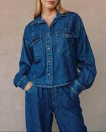 Bella Dahl Seamed Flap Pocket Shacket