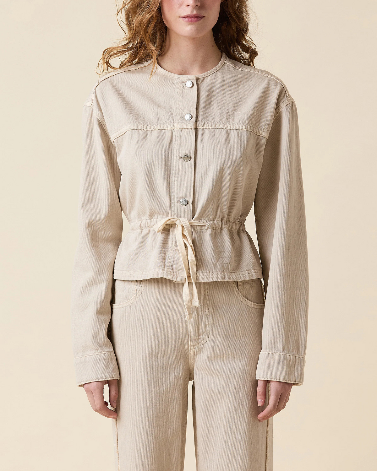 Le Jean Gracie Embroidered Jacket