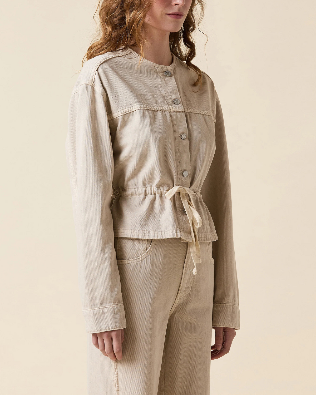 Le Jean Gracie Embroidered Jacket