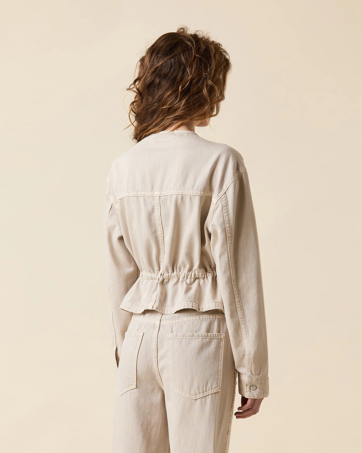 Le Jean Gracie Embroidered Jacket