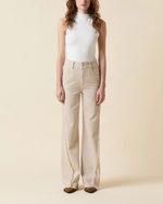 Le Jean Libra Embroidered Wide Leg Jeans