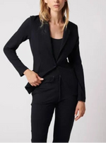 Majestic Soft Touch Metallic One Button Blazer