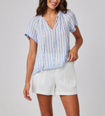 Bella Dahl Short Sleeve Flowy Raglan Top