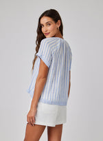 Bella Dahl Short Sleeve Flowy Raglan Top