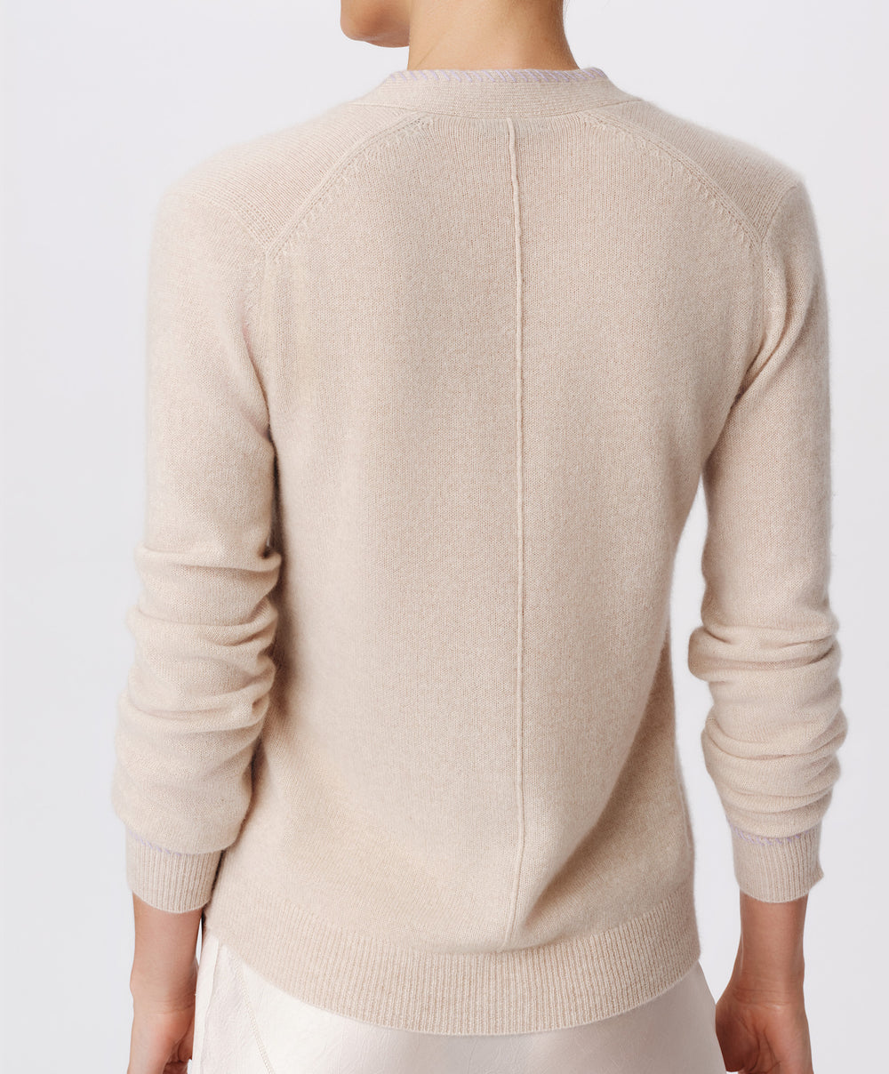 ATM Cashmere Long Sleeve Cardigan